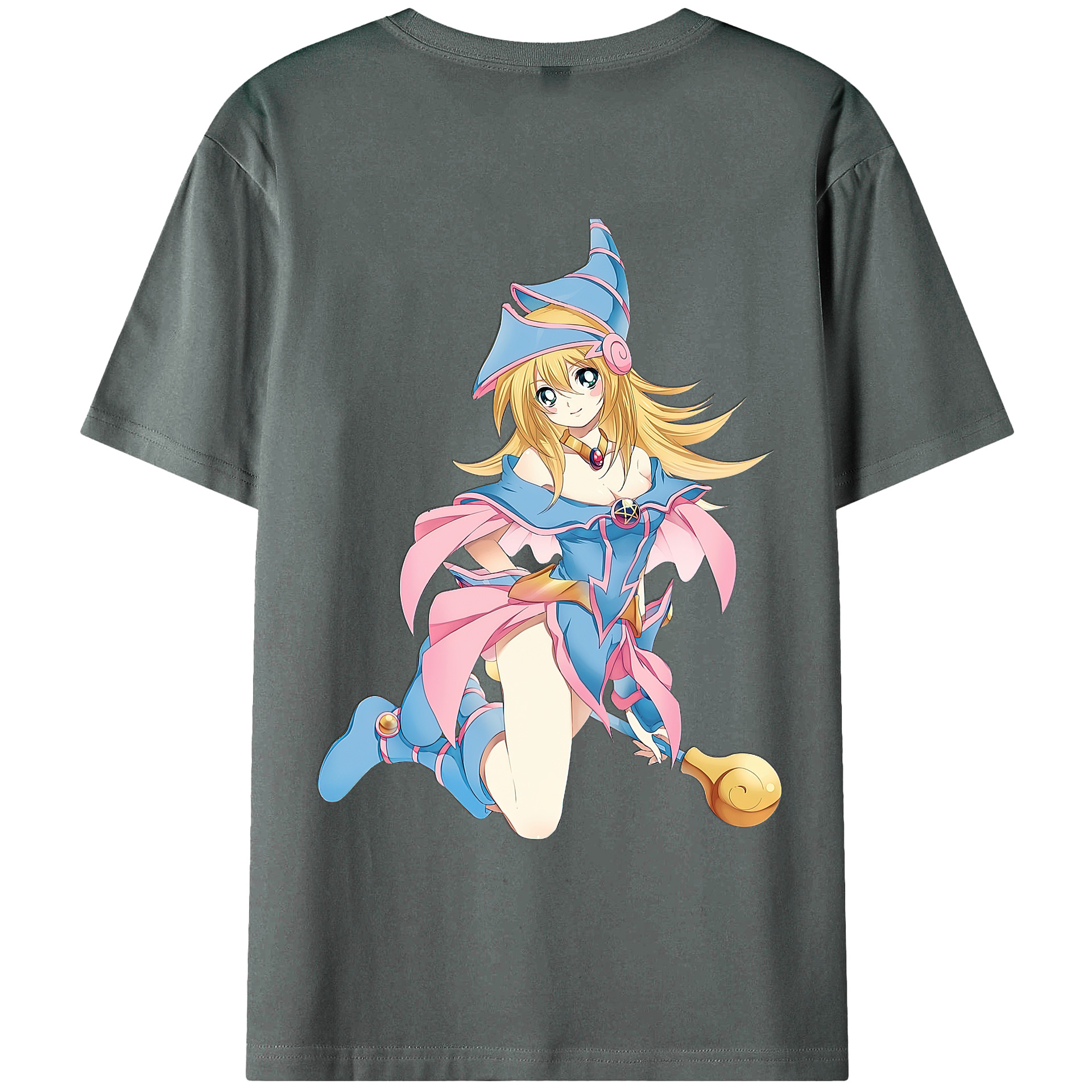 （画像用） 遊☆戯☆王 Yu-Gi-Oh! 綿100％ メンズ半袖Tシャツ（バックプリント） 通気性